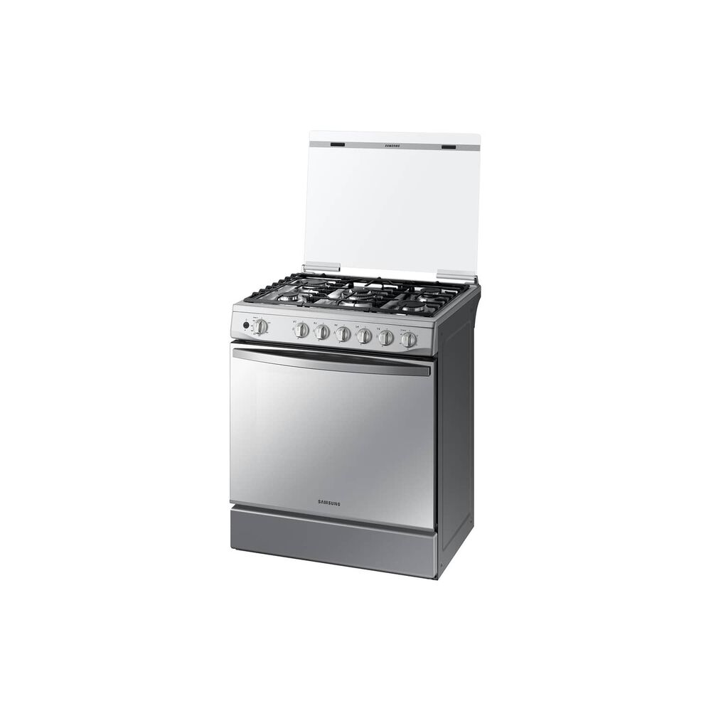 Samsung Cocina A Gas Con 5 Quemadores Con Quemador De Triple Potencia Color Silver Mirror image number 2.0